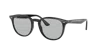 Ray Ban Rb4259 Washed Lenses Sunglasses Shiny Black Frame Grey Lenses 53-20 In Shiny Black