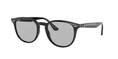 Ray Ban Rb4259 Washed Lenses Sunglasses Shiny Black Frame Grey Lenses 53-20