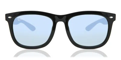 Ray Ban Rb4260d Asian Fit 601/30 Men's Sunglasses Black Size 57 In Blue