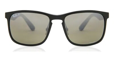 Ray Ban Rb4264 Chromance Polarized 601s5j Men's Sunglasses Black Size 58