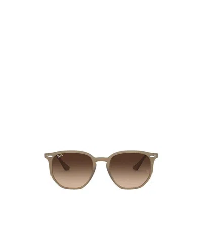 Ray Ban Ray-ban Rb4306 Hexagonal Frame Sunglasses In Brown