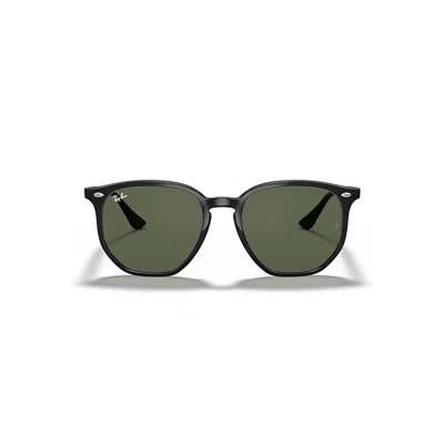 Ray Ban Rb4306 Sunglasses Black Frame Green Lenses 54-19