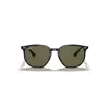 RAY BAN RB4306 SUNGLASSES BLACK FRAME GREEN LENSES POLARIZED 54-19