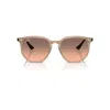 Ray Ban Rb4306 Sunglasses Havana Frame Pink Lenses 54-19 In Havana