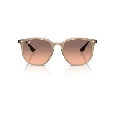Ray Ban Rb4306 Sunglasses Havana Frame Pink Lenses 54-19