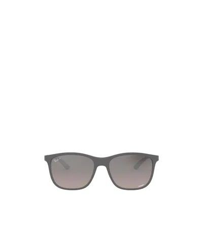 Ray Ban Ray-ban Rb4330 Chromance Polarised Sunglasses In Gray