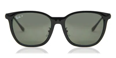 Ray Ban Rb4333d Vestibilità Orientale Polarized 601/9a Occhiali Da Sole Neri Per Uomo In Pink