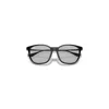 Ray Ban Rb4333d Sunglasses Black Frame Grey Lenses 55-17 In Black