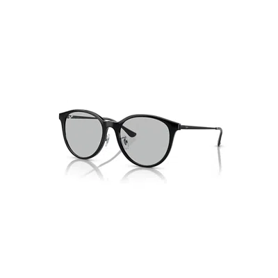 Ray Ban Rb4334d Sonnenbrillen Schwarz Fassung Grau Glas 55-19