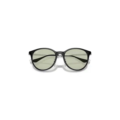 Ray Ban Rb4334d Sunglasses Black Frame Green Lenses 55-19