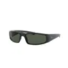 Ray Ban Rb4335 Rectangle-frame Sunglasses In Black
