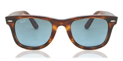 Ray Ban Rb4340 Wayfarer 63973m Men's Sunglasses Tortoiseshell Size 50 In Brown