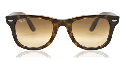 Ray Ban Rb4340 Wayfarer 710/51 Men's Sunglasses Tortoiseshell Size 50 In Brown