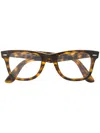Ray Ban Rb4340v Wayfarer Ease Tortoiseshell Glasses In Brown