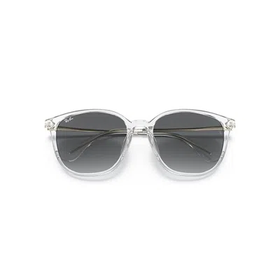 Ray Ban Rb4348d Sunglasses Gold Frame Grey Lenses 57-18
