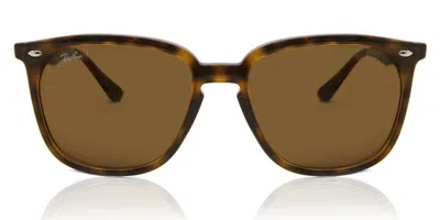 Ray Ban Rb4362 Polarized 710/83 Occhiali Da Sole Tartarugatishell Per Uomo In Brown