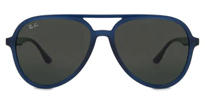 Ray Ban Rb4376 669487 Men's Sunglasses Blue Size 57 In Black
