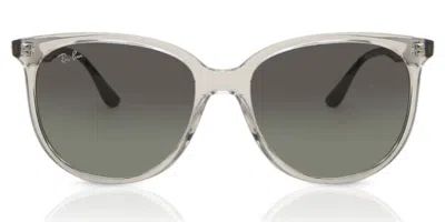 Ray Ban Rb4378 647711 Women's Sunglasses Clear Size 54 In Gray
