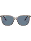 Ray Ban Women's Polarized Low Bridge Fit Sunglasses, Rb4378 54 In Grey