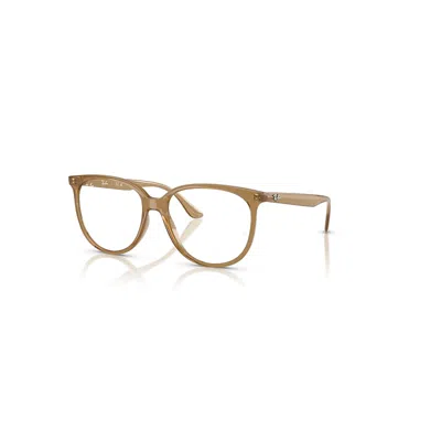 Ray Ban Rb4378v Optics  Opal Hellbraun Fassung Klar Glas Polarisiert 52-16