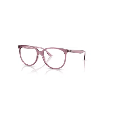 Ray Ban Rb4378v Optics  Opal Hellviolett Fassung Klar Glas Polarisiert 52-16