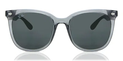 Ray Ban Rb4379d Asian Fit 659987 Men's Sunglasses Grey Size 55 In White