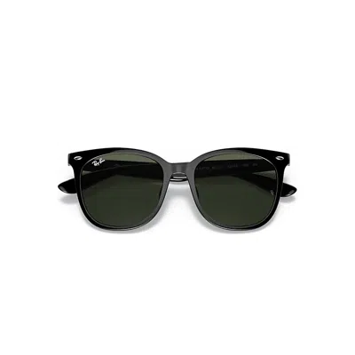 Ray Ban Rb4379d Sunglasses Black Frame Green Lenses 55-19