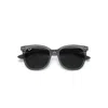 Ray Ban Rb4379d Sunglasses Grey Frame Grey Lenses 55-19 In Grey