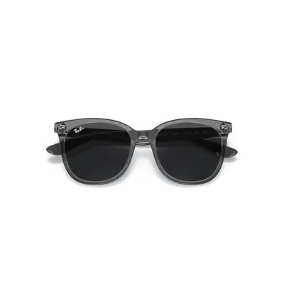 Ray Ban Rb4379d Sunglasses Grey Frame Grey Lenses 55-19