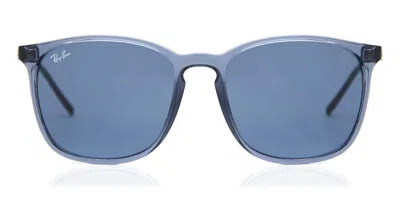 Ray Ban Rb4387 639980 Men's Sunglasses Blue Size 56