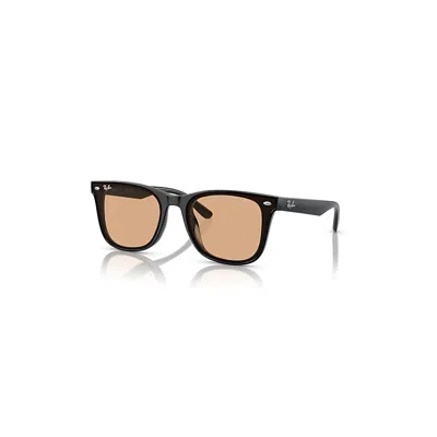 Ray Ban Sunglasses Unisex Rb4391d - Black Frame Brown Lenses 65-18