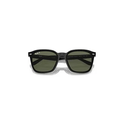 Ray Ban Rb4392d Sunglasses Black Frame Green Lenses Polarized 66-17