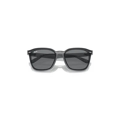 Ray Ban Rb4392d Sunglasses Transparent Grey Frame Grey Lenses 66-17