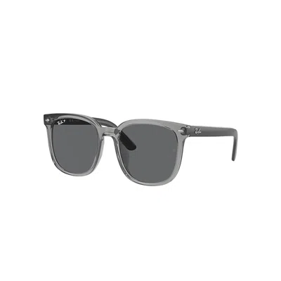 Ray Ban Rb4401d Sunglasses Grey Frame Grey Lenses Polarized 57-20