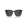 Ray Ban Rb4401d Sunglasses Black Frame Grey Lenses 55-20 In Black