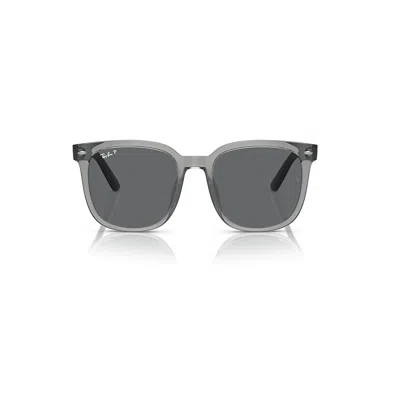 Ray Ban Rb4401d Sunglasses Grey Frame Grey Lenses Polarized 55-20