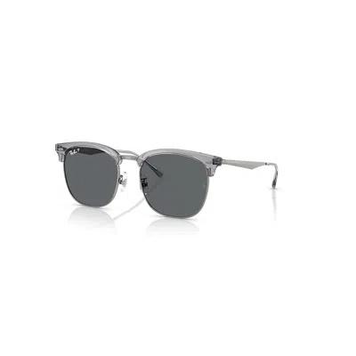 Ray Ban Sunglasses Unisex Rb4418d - Gunmetal Frame Grey Lenses Polarized 56-19