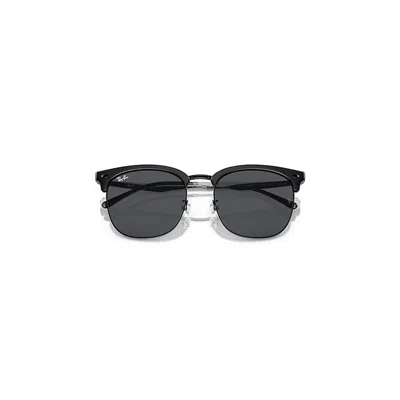 Ray Ban Rb4418d Sunglasses Black Frame Grey Lenses 56-19