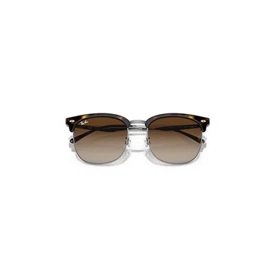 Ray Ban Rb4418d Sunglasses Gunmetal Frame Brown Lenses 56-19