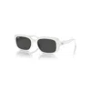 RAY BAN RB4421D BIO-BASED SUNGLASSES WHITE FRAME GREY LENSES 56-18