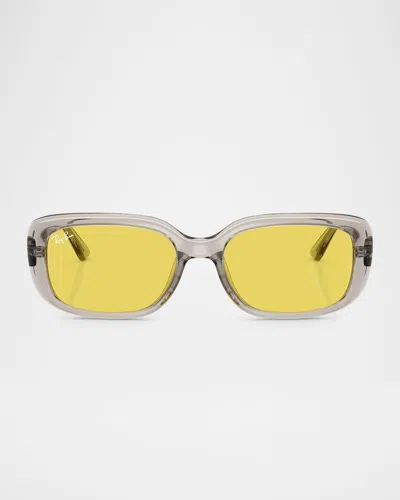 RAY BAN RB4421D PLASTIC PILLOW SUNGLASSES