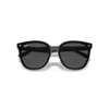 Ray Ban 66mm Oversize Irregular Sunglasses In Black