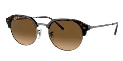 RAY BAN RB4429 POLARIZED 710/M2 OCCHIALI DA SOLE TARTARUGATISHELL PER UOMO