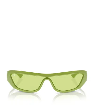 Ray Ban Xan Bio-based Sunglasses Algae Green Frame Green Lenses 01-34