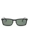 Ray Ban Rb4435 Rectangle-frame Sunglasses In Black