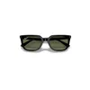 Ray Ban Rb4439d Sunglasses Black Frame Green Lenses Polarized 54-21 In Black