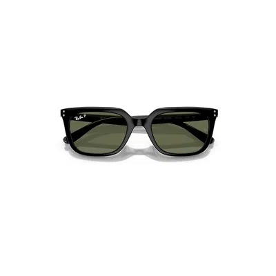 Ray Ban Rb4439d Sunglasses Black Frame Green Lenses Polarized 54-21
