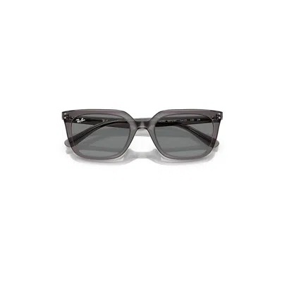 Ray Ban Rb4439d Sunglasses Transparent Grey Frame Grey Lenses 54-21
