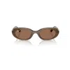 Ray Ban Rb4441d Bio-based Sunglasses Opal Brown Frame Brown Lenses 53-21