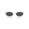 Ray Ban Rb4441d Bio-based Sunglasses White Frame Grey Lenses 53-21 In White